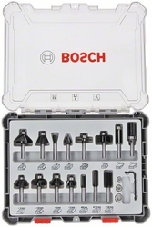 BOSCH 2607017472 15-dílná sada fréz