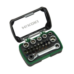 Sada bitů Hitachi / HiKOKI 24 kusů s ráčnou